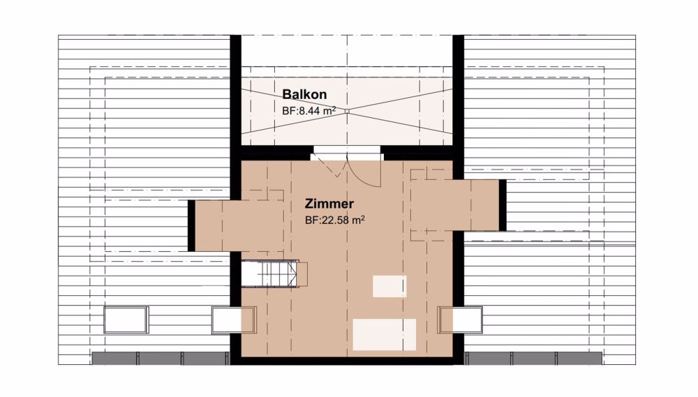North Seven - Gemütliche Maisonettwohnung - Grundriss 2. Stock A201