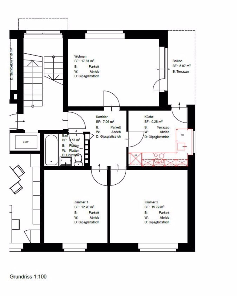 sanierte 3-Zimmerwohnung im Elfenauquartier zur Erstvermietung - Bild 12