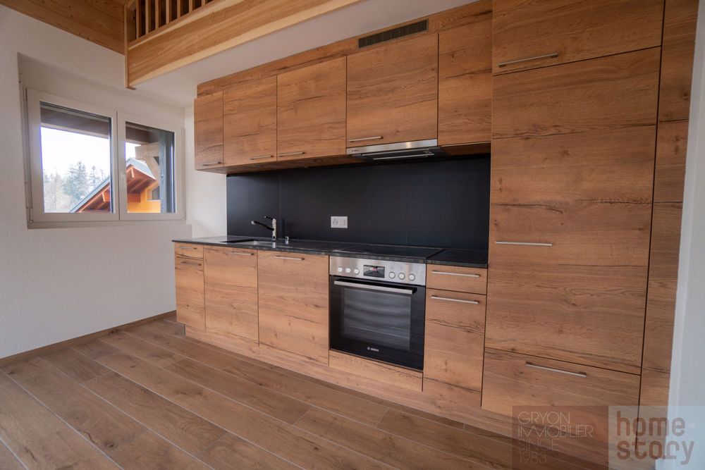 3.5 pièces dans bâtiment neuf à louer à l'année à Gryon - Bild 2