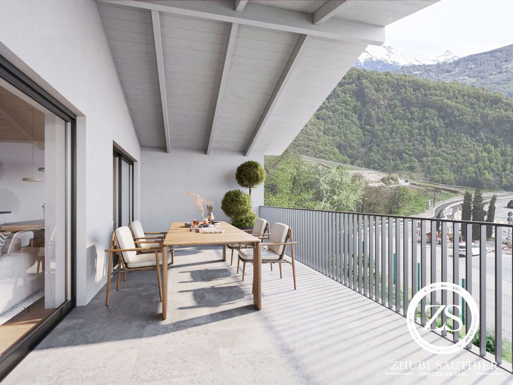 Dachgeschoss von 3.5 Zimmern - Residenz "Les Combes" App. 02 - Bild 3