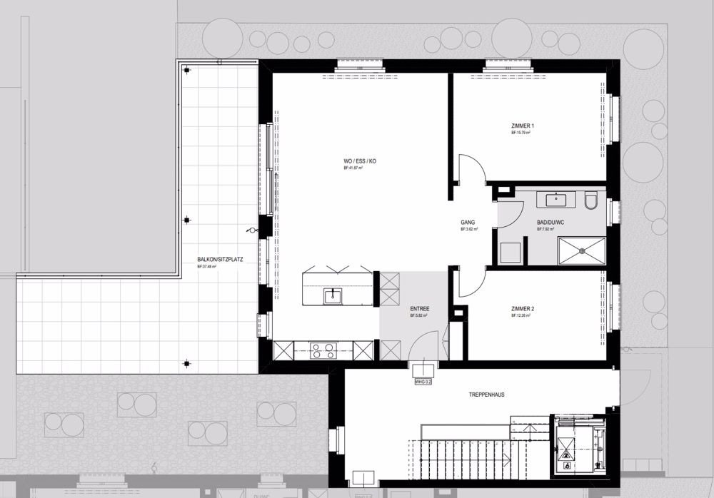 Erstvermietung grosszügige 3.5-Zimmer-Gartenwohnung an bevorzugter Hanglage - Bild 5
