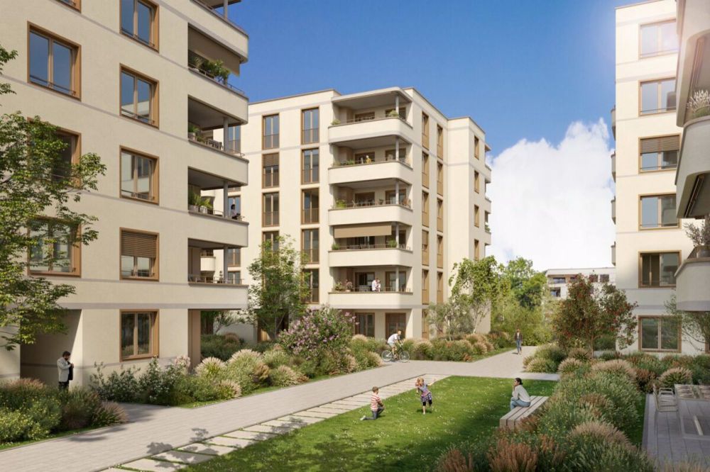 Prairie 2 - 2.5-Zimmer-Wohnung im 4. Stock - Cour intérieure