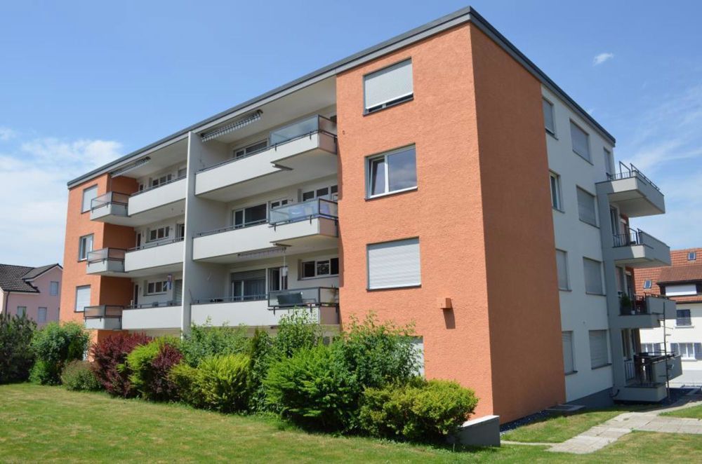 Familienfreundliche Wohnung im Zentrum von Amriswil - Aussenbereich