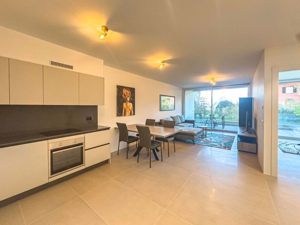 2,5 Zimmerwohnung mit Garten in Viganello - Bild 1