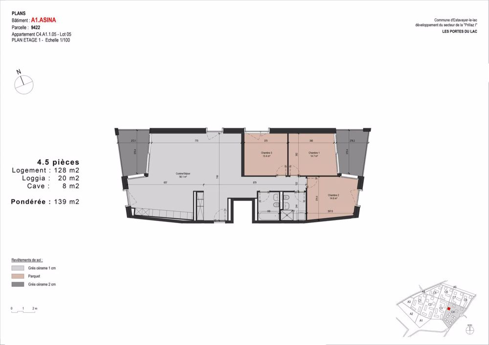 ***RÉSERVÉ*** Grand appartement neuf de 4.5 pièces - Bild 12