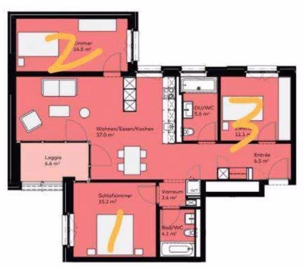 4 ½ rooms apartment, 8952 Schlieren - Bild 7