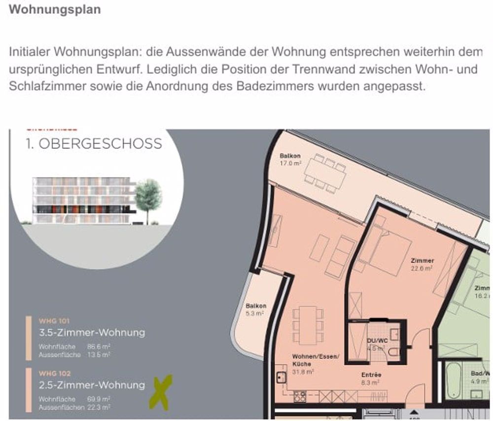 Erstvermietung – Moderne 2½-Zimmer-Wohnung an perfekter Lage - Bild 4