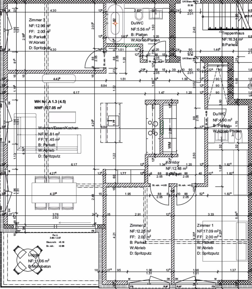 Erstvermietung moderne 4.5 Zimmerwohnung im 1. OG - Bild 3