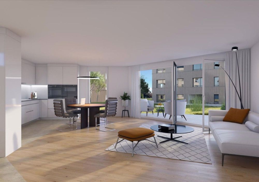 Schöne 3,5 Zimmer-Wohnung im Eigentumsstandard - Bild 1