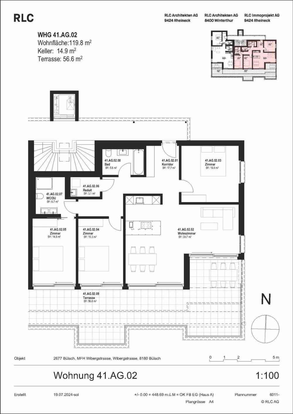 Neubau Attikawohnung - Bild 1
