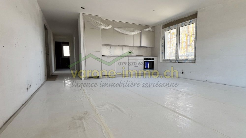 À LOUER à Saint-Germain / Savièse - Studio - Cuisine