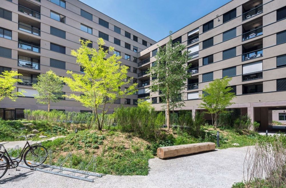 Urbanes Wohnen im Erlenmatt - Aussenansicht