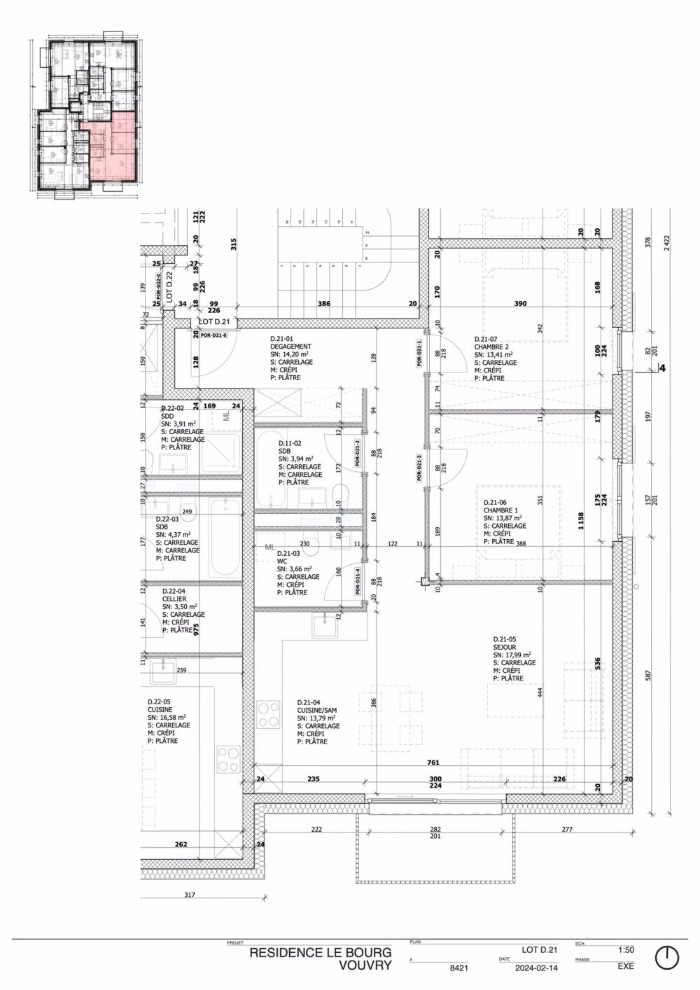 Appartement 3,5 pièces de 82,75m2 à Vouvry - Bild 8