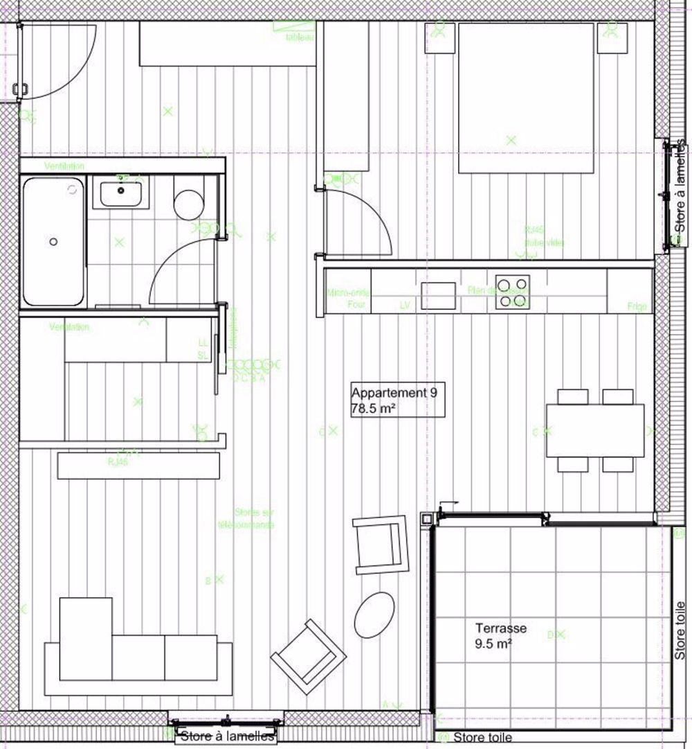NEUE 2.5-ZIMMER-WOHNUNGEN IM 3. STOCK IN SIERRE - Appartement No 54 Sud-Est