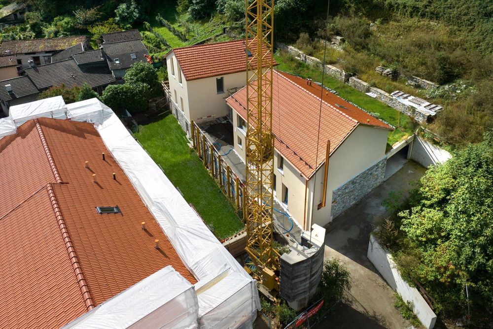 Nuovo e moderno appartamento Minergie-P-ECO - Vista dall'alto
