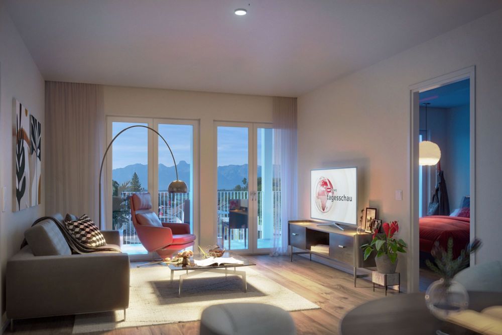 Leuenegg - Seniorenwohnungen mit Dienstleistungen - Wohnzimmer