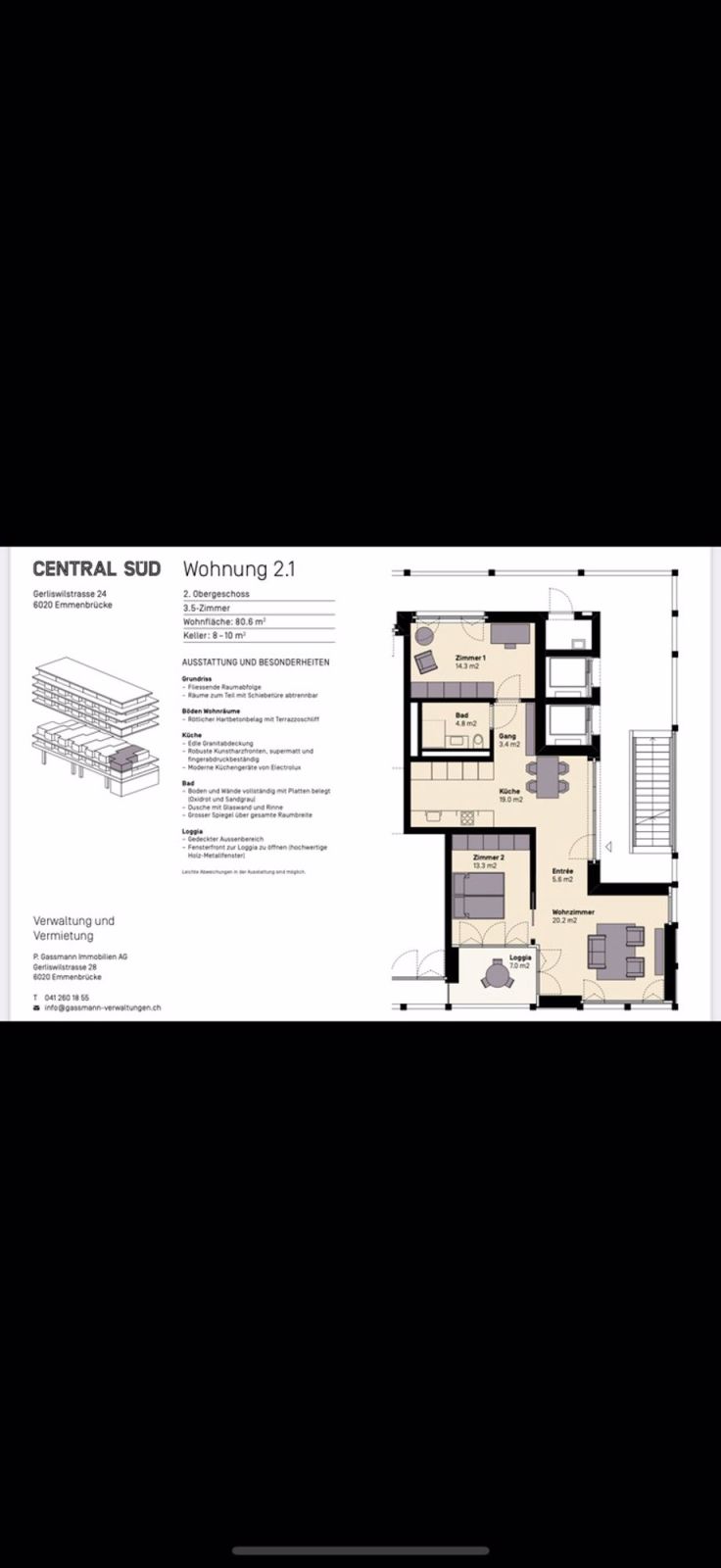 3 ½ Zimmer-Wohnung in Emmenbrücke mieten - Bild 11