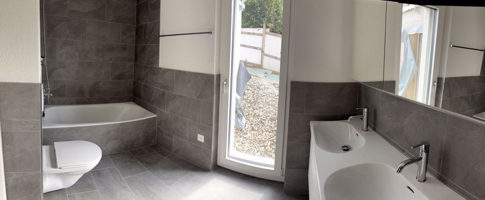 tolle 5.5-Zimmer-Maisonette-Wohnung - Bad mit Wanne EG