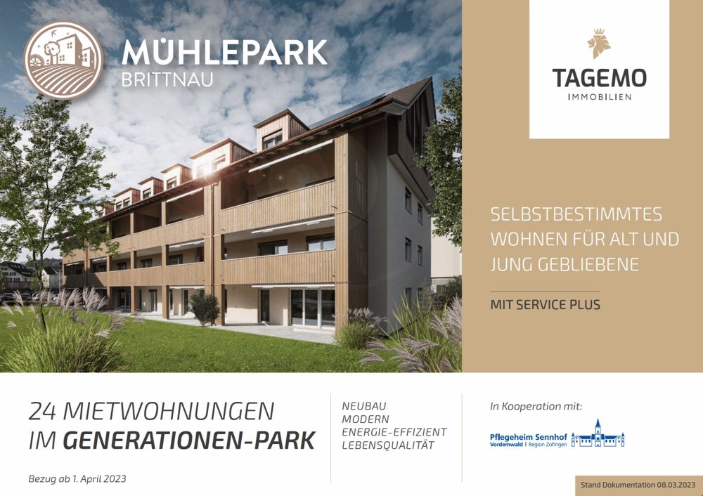 1.5 Z-Wohnung | überdachter Balkon | Generationenpark mit Servicedienstleistung - Bild 5