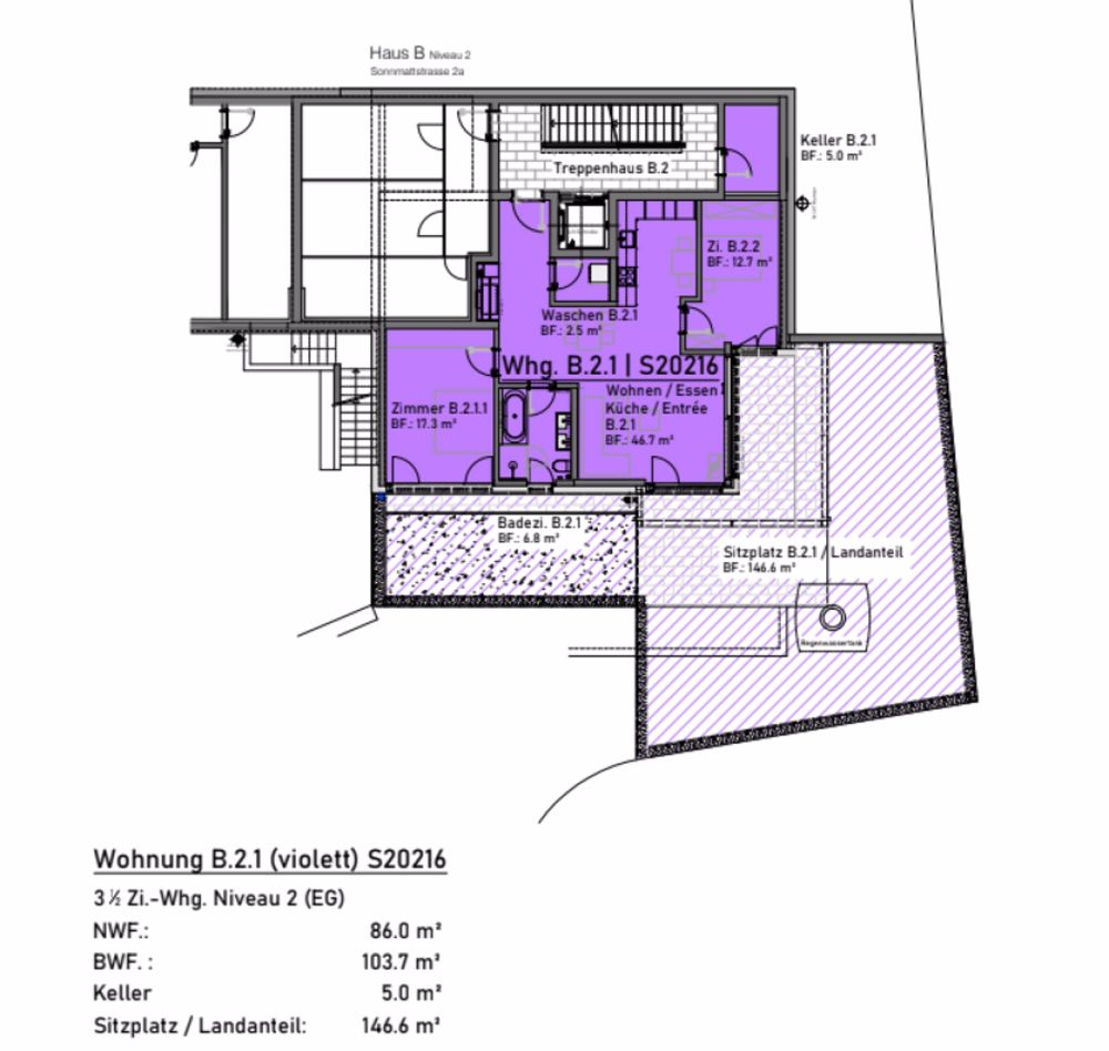 3.5 Zimmer-Neubauwohnnung Sonnmatt - Bild 1