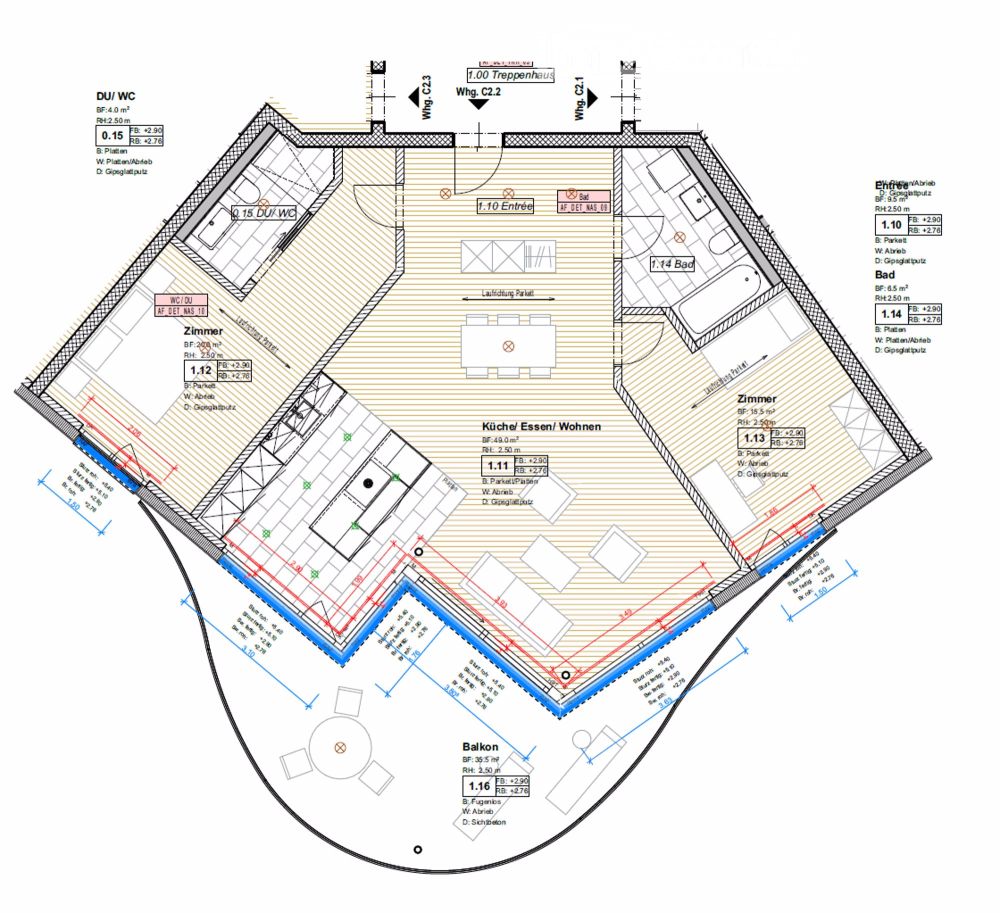 Moderne 3.5-Zimmer-Wohnung (Erstbezug) in ruhiger Lage in Thunstetten WHG C2.2 - Bild 2