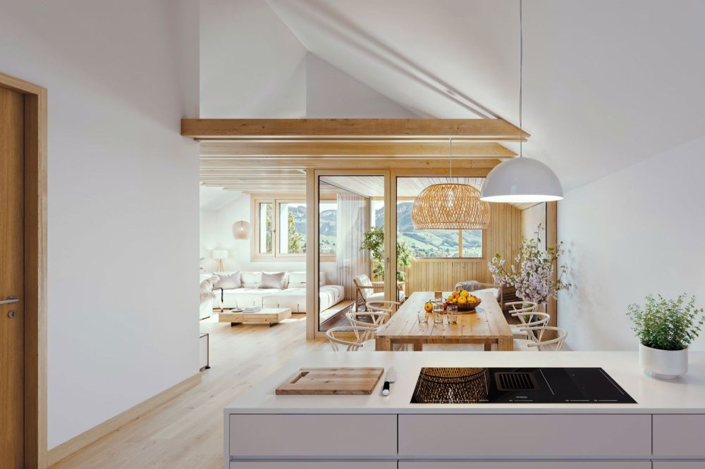 Neubauprojekt Rässes in Appenzell, 3.5 & 4.5 Zimmer-Wohnungen - Bild 3