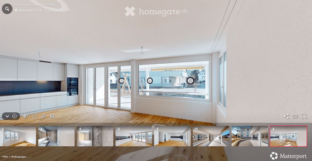 Moderne 2.5-Zimmer-Neubau-Wohnung in Amriswil - Erstbezug, grosse Terrasse - Bild 1