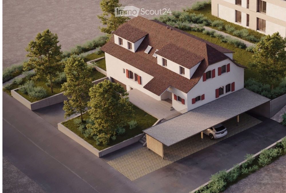 Neues Doppelhaus-Reihenhaus-Apartment in einem vollständig renovierten Haus in Rossemaison - Bild 1