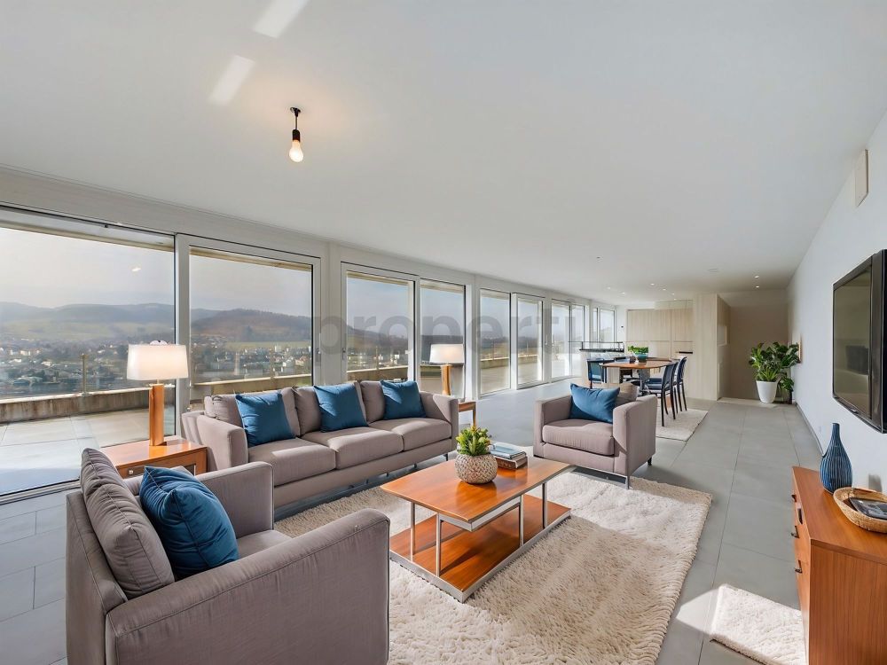 Exklusive Terrassenwohnung mit Panoramablick in Füllinsdorf - Image 2