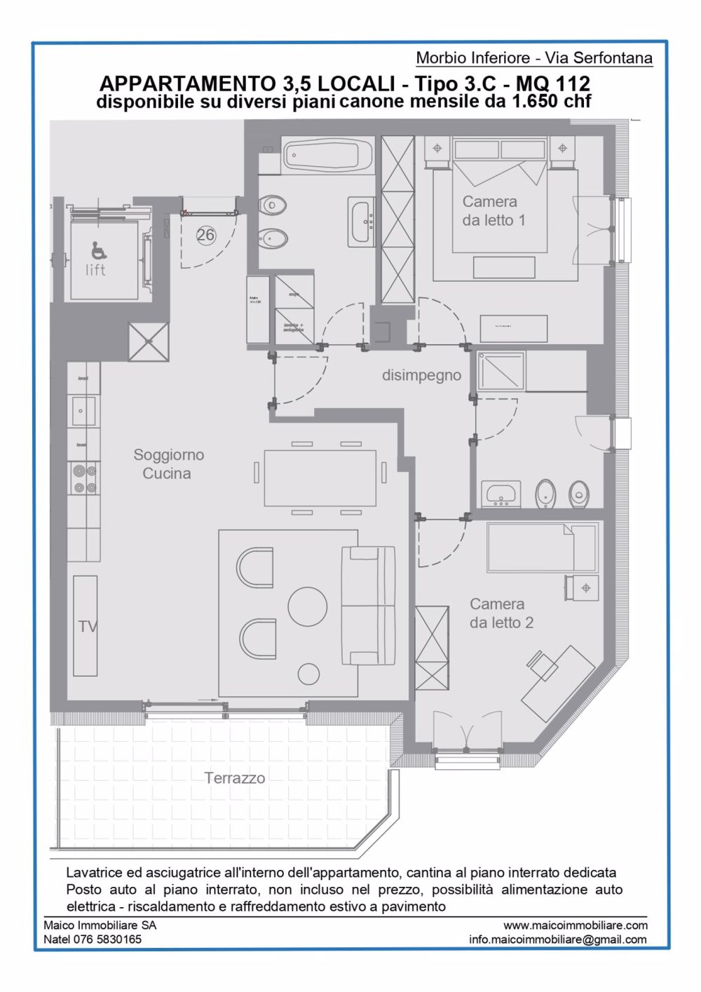 Nuovissimi appartamenti a Morbio Inferiore - 3,5 locali diverse tipologie - Bild 7