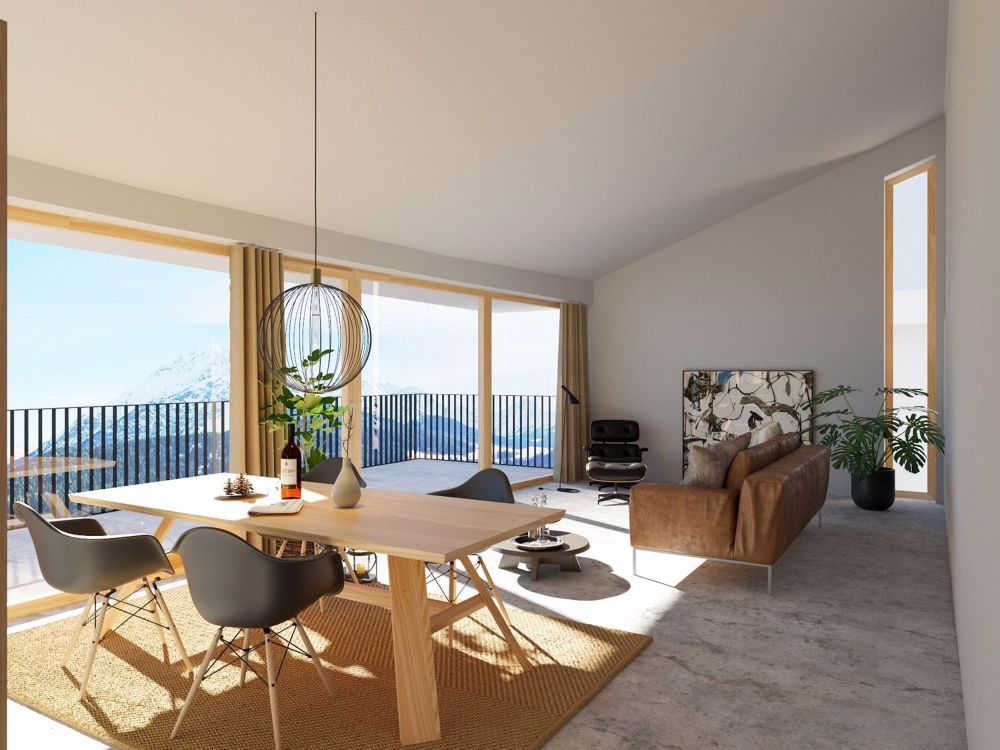 3.5-Zimmer und 4.5-Zimmer Terrassenwohnung in Schinnas, Scuol - Bild 1
