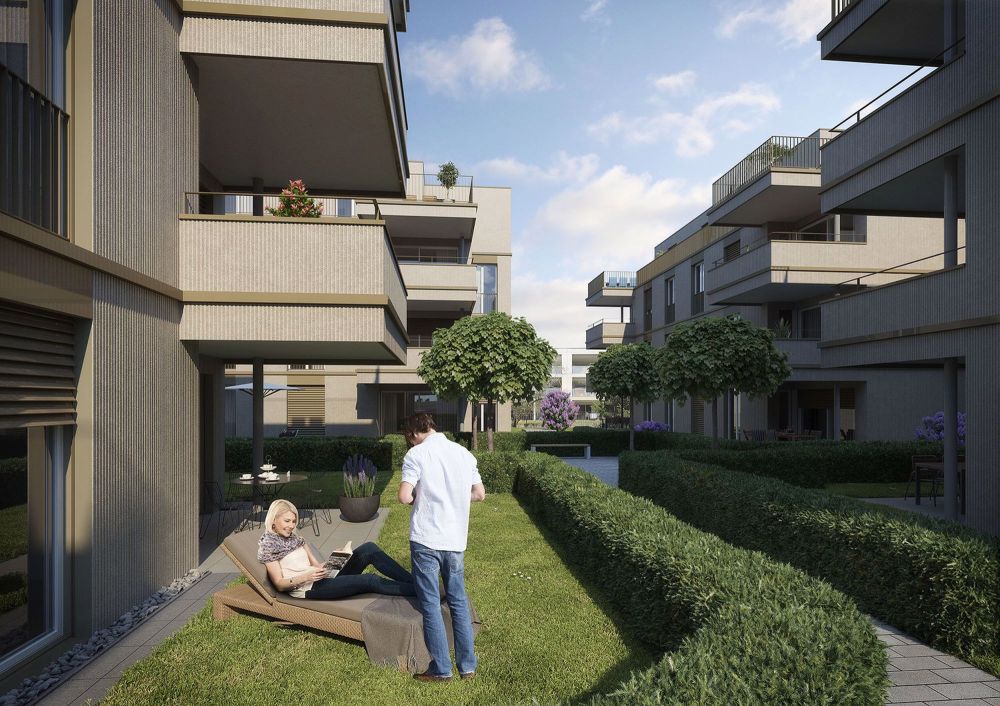 2.5 Zimmerwohnung mit eigenem Gartenanteil - Bild 1