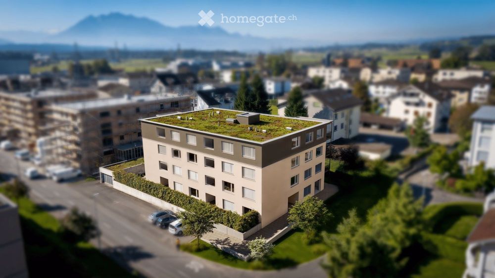 Erstvermietung 4.5-Zimmerwohnung Attika im Herzen von Inwil - Bild 1