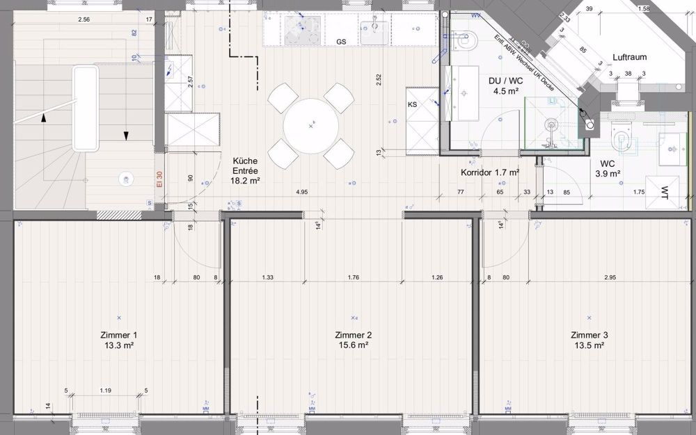 Neu erstellte 3.5-Zimmerwohnung im Zentrum von Baden - Bild 13