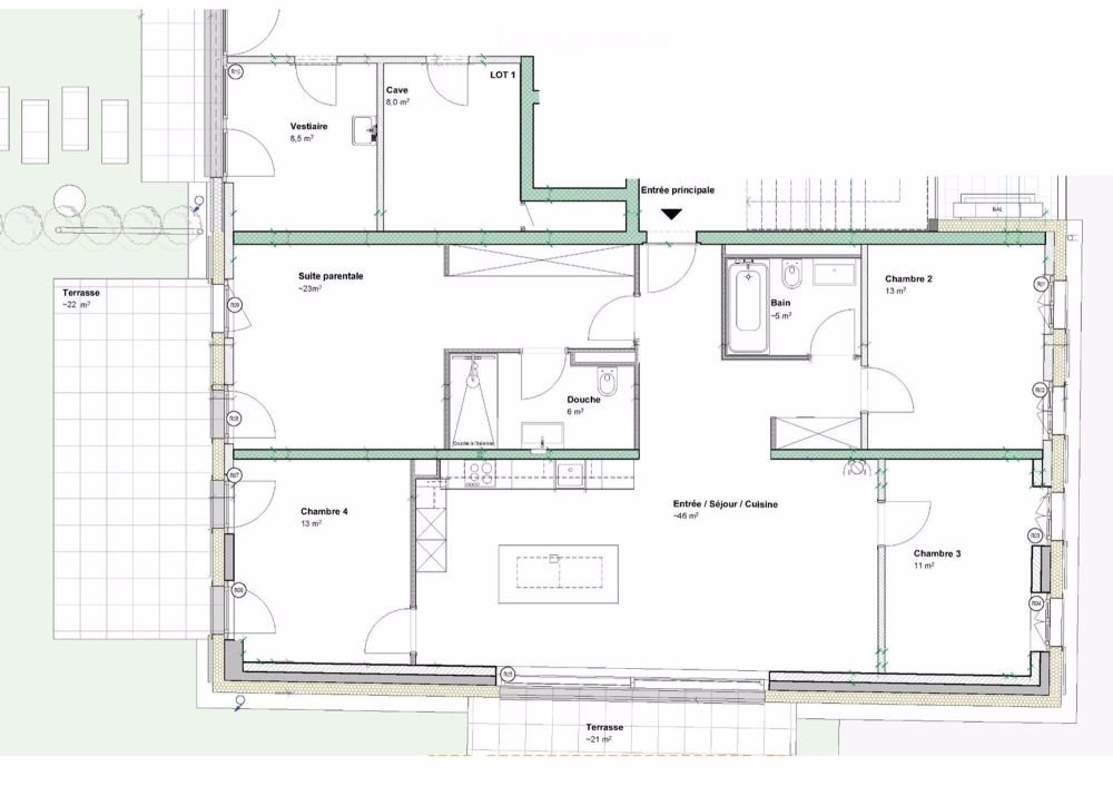 Neue und helle Wohnung mit Garten - Bild 5