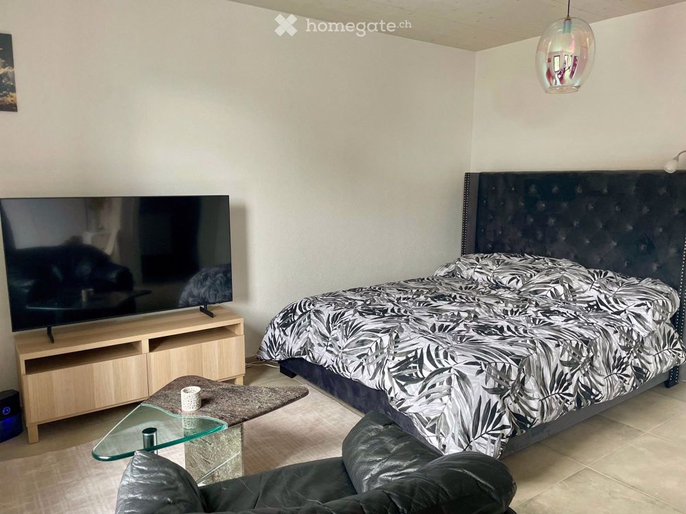 Moderne, vollständig möbliertes Studio direkt an der Station Neuchâtel mit Terrasse - Bild 2