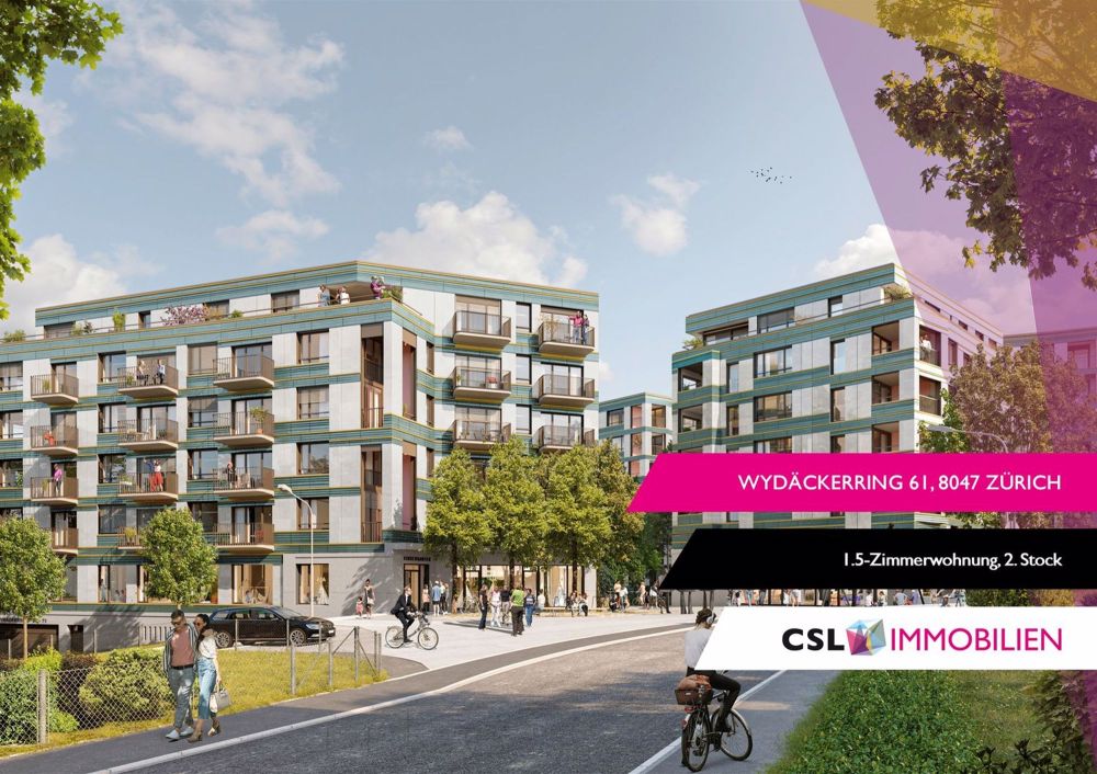 Wohnen am Wydäckerring – moderne 1.5-Zimmer-Wohnung - Bild 1