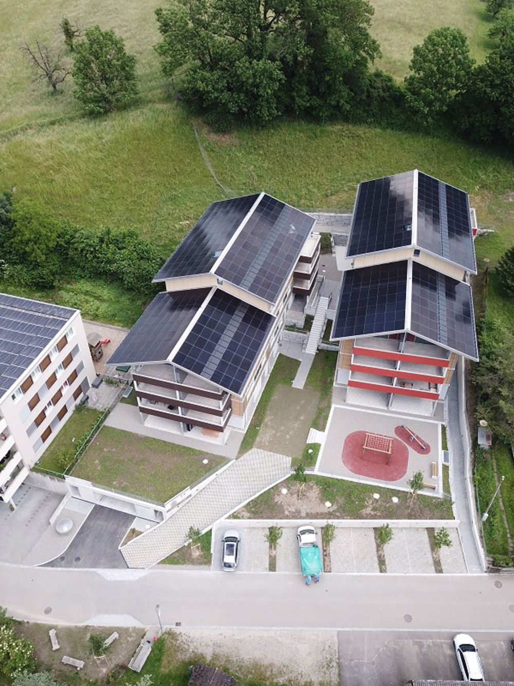 Erstvermietung ab 01.06.2024 "Zentrum Tobel - Aussenansicht Überbauung Käsereistrasse