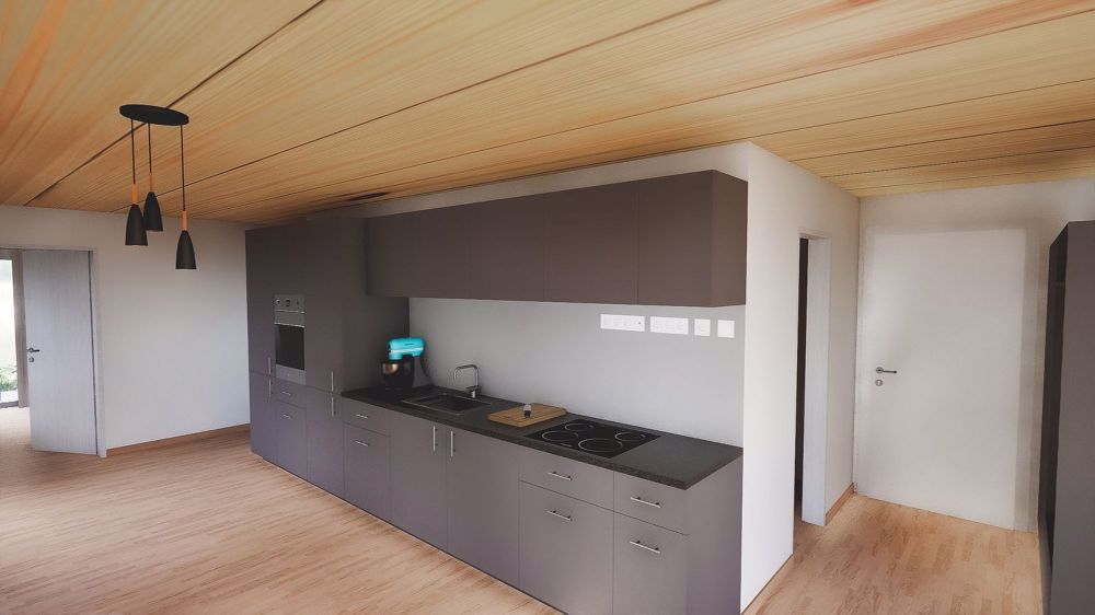 Moderne 4.5-Zimmer-Wohnung mit atemberaubendem Bergblick in Mühlethurnen - Bild 3