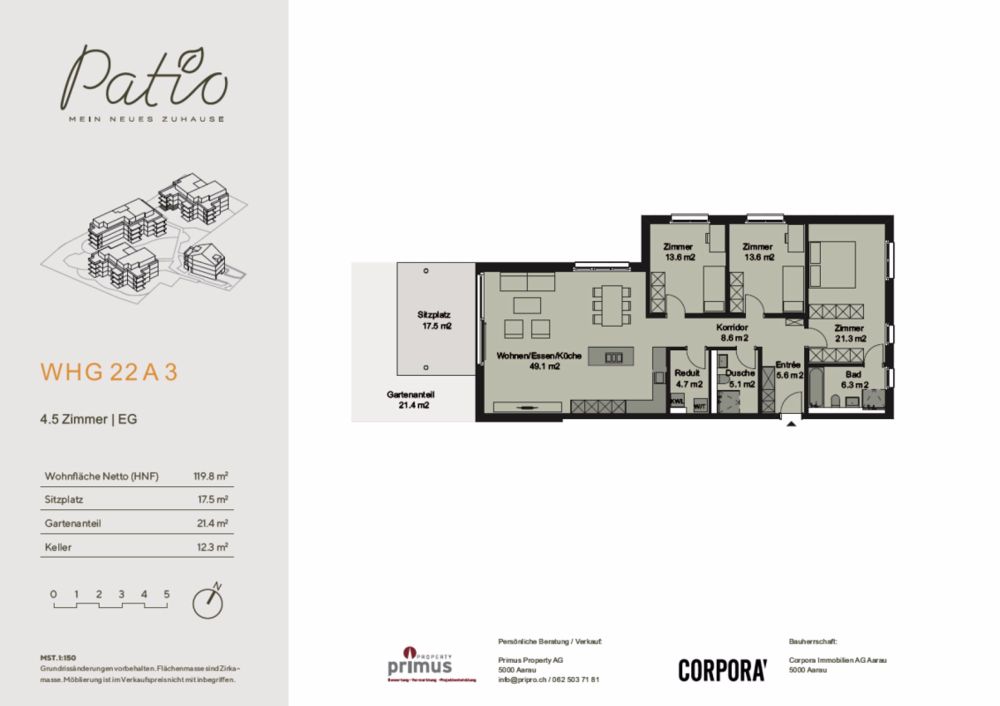 Erstvermietung: Familienfreundlich & modern - Gartenwohnung in Dulliken - Bild 11