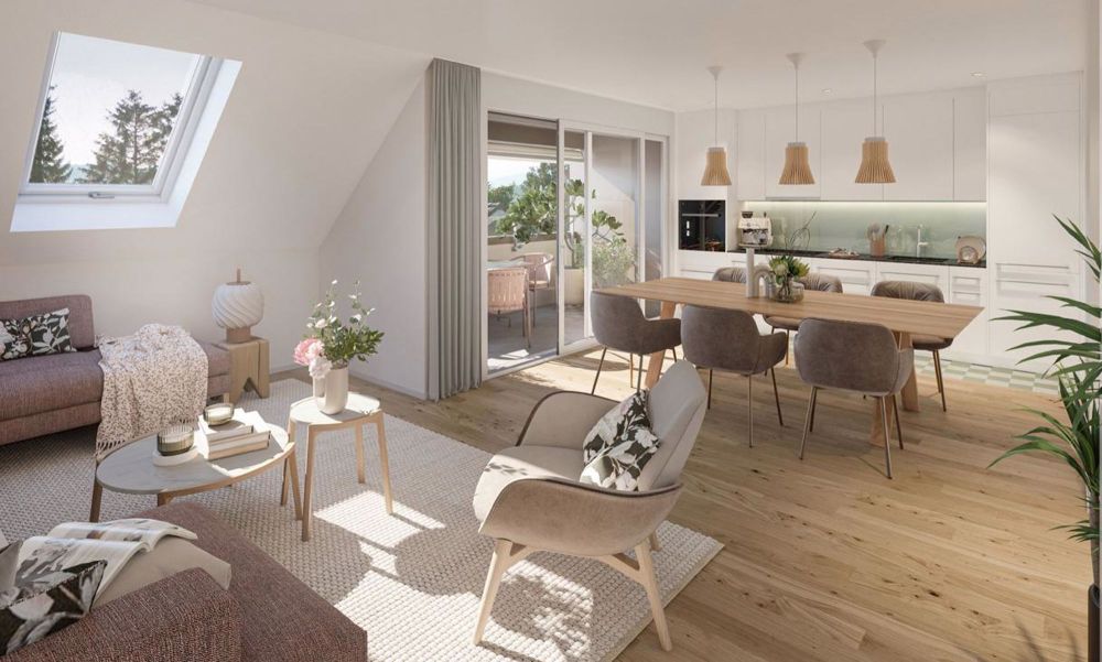 3.5 Zimmerwohnung in Worben - Bild 2