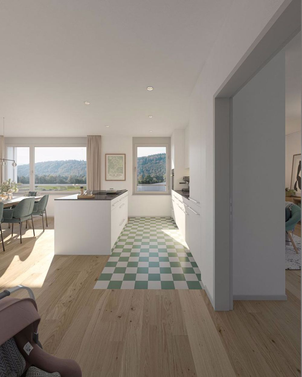 6.5 Zimmerwohnung in Worben - Bild 2