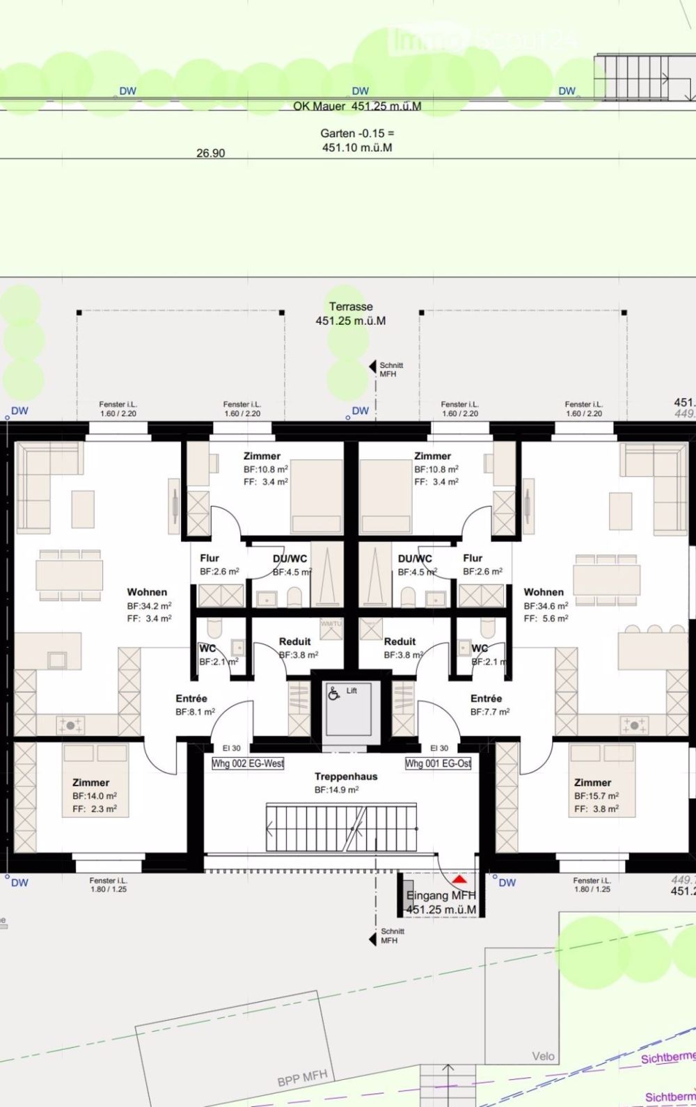 Moderne 3.5-Zimmer-Neubau-Wohnung mit Terrasse in Amlikon-Bissegg - Bild 3