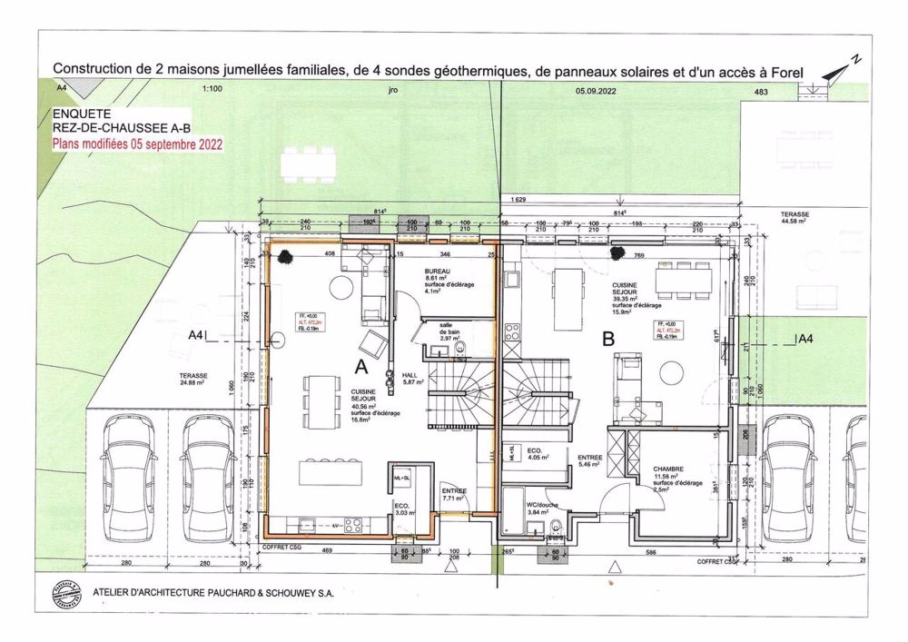 Villa jumelée 5.5 pces neuve à Forel / FR - Bild 12