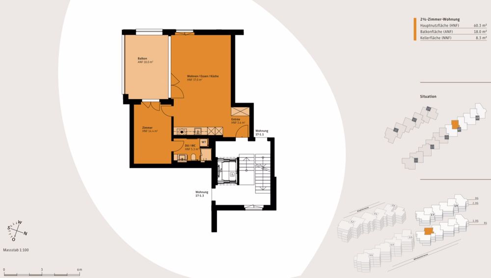 Moderne 2.5-Zimmer-Wohnung in Glarus - Neubau mit Balkon - Bild 2