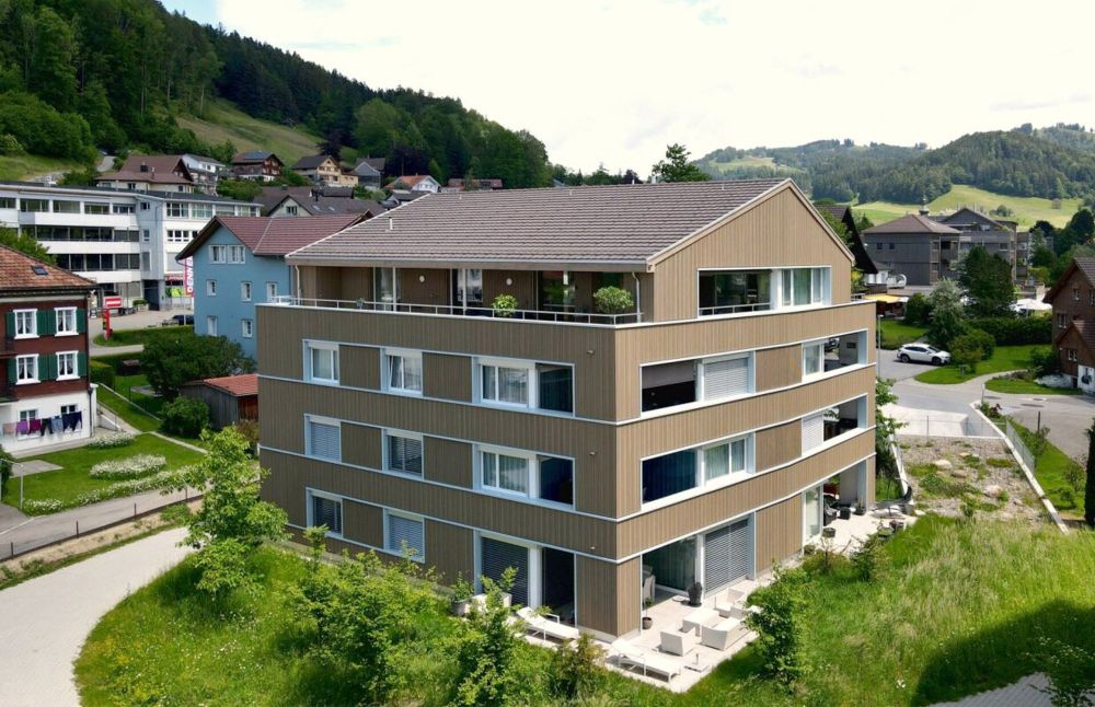 Moderne Gartenwohnung im Grünen - Aussenansicht