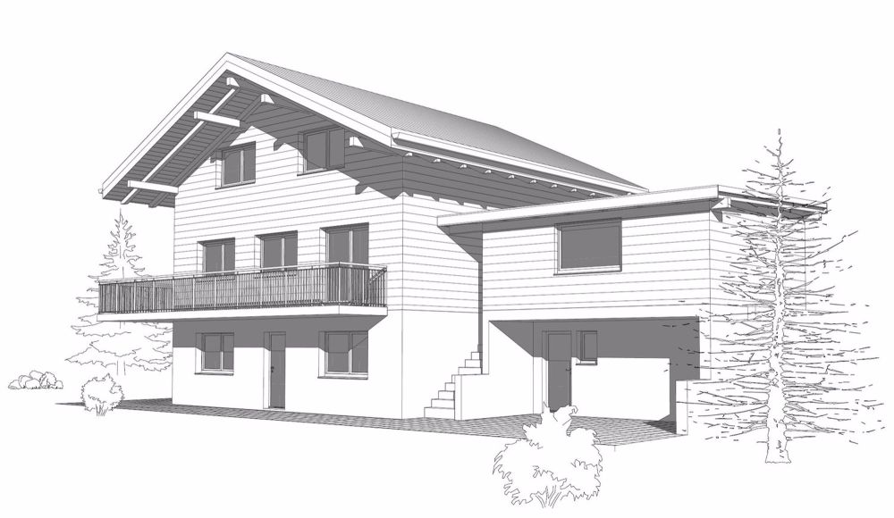 Neubau Wohnhaus "Eggetli" mit Einliegerwohnung und Autounterstand - Bild 1