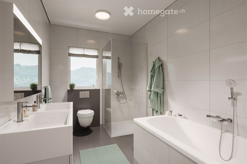 Moderne 4.5-Zimmer-Neubau-Wohnung mit Balkon und Landblick in Villmergen - Bild 3