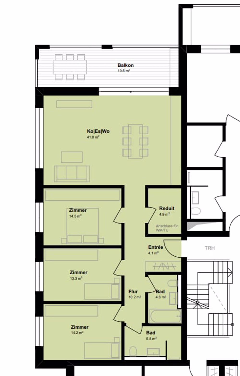 Erstbezug 4.5-Zimmer Wohnung - W05 - Bild 2