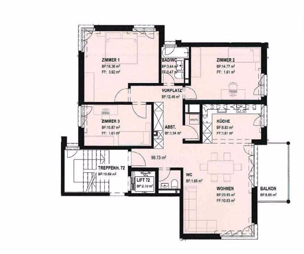 Erstvermietung nach Kernsanierung - noch 2 freie 4½-Zimmerwohnungen - Bild 8